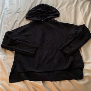 Athleta black hooded sweater